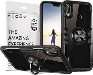 Alogy Etui Alogy Ring Holder Clear Armor do Huawei P20 Lite czarne uniwersalny 10