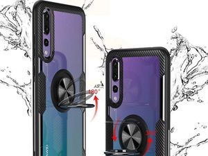 Alogy Etui Alogy Ring Holder Clear Armor do Huawei Mate 20 Pro czarne uniwersalny 2