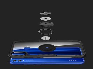 Alogy Etui Alogy Ring Holder Clear Armor do Huawei Honor 8X czarne uniwersalny 5