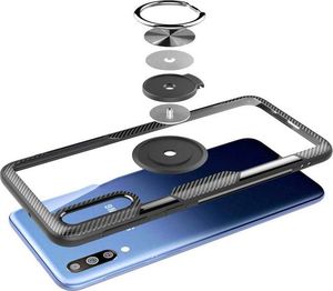 Alogy Etui Alogy Ring Holder Clear Armor do Samsung Galaxy A50 czarne uniwersalny 2