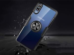 Alogy Etui Alogy Ring Holder Clear Armor do Samsung Galaxy A50 czarne uniwersalny 6