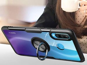 Alogy Etui Alogy Ring Holder Clear Armor do Huawei P30 Lite czarne uniwersalny 4