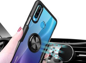 Alogy Etui Alogy Ring Holder Clear Armor do Huawei P30 Lite czarne uniwersalny 6