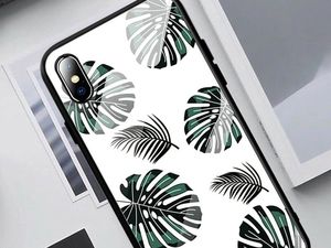 Alogy Glass Armor Case do Apple iPhone XS Max Liście uniwersalny 2