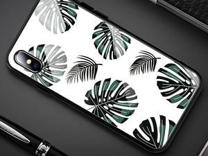Alogy Glass Armor Case do Apple iPhone XS Max Liście uniwersalny 4