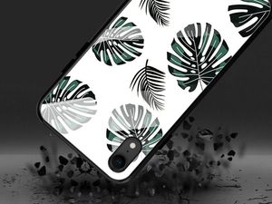 Alogy Glass Armor Case do Apple iPhone XR liście uniwersalny 4
