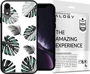Alogy Glass Armor Case do Apple iPhone XR liście uniwersalny 7
