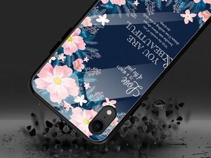 Alogy Glass Armor Case do Apple iPhone XR kwiaty uniwersalny 6