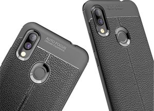 Alogy Leather Armor do Xiaomi Redmi 7 czarne uniwersalny 3