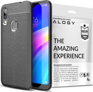Alogy Leather Armor do Xiaomi Redmi 7 czarne uniwersalny 7