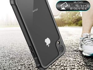 Alogy Etui Alogy pancerne rugged Full-body do Apple iPhone XR Czarne uniwersalny 7