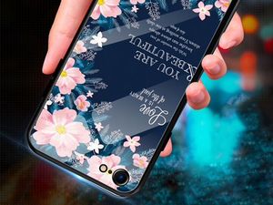 Alogy Glass Armor Case do Apple iPhone 7/8 Kwiaty uniwersalny 5