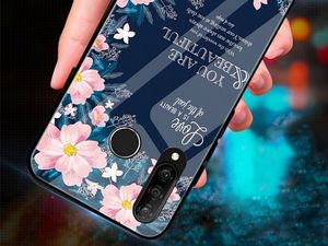 Alogy Etui Alogy Glass Armor Case do Huawei P30 Lite Kwiaty uniwersalny 3