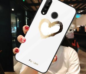 Alogy Glass Armor Case do Huawei P30 Lite białe serce uniwersalny 3