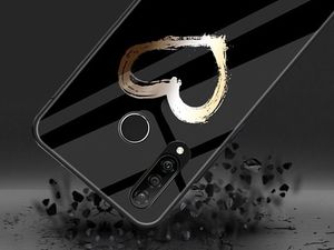 Alogy Glass Armor Case do Huawei P30 Lite czarne serce uniwersalny 7