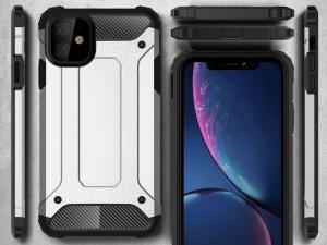 Alogy Etui Hard Armor do Samsung Galaxy A50 Srebrne uniwersalny 4