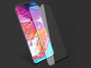 Alogy Szkło Alogy Full Glue case friendly do Samsung Galaxy A70 Czarne uniwersalny 3