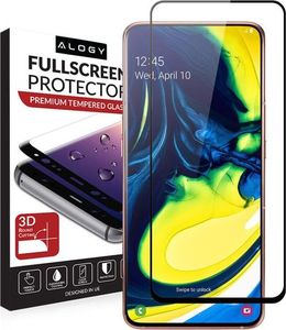Alogy Szkło hartowane Alogy Full Glue do Samsung Galaxy A80/A90 Czarne uniwersalny 4