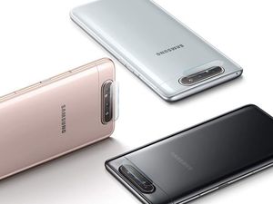 Alogy Szkło hartowane Alogy na tył obiektyw do Samsung Galaxy A80 uniwersalny 3