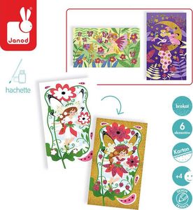 Janod Zestaw kreatywny Magiczny brokat Wróżki 2