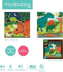 Mudpuppy Puzzle magnetyczne Dinozaury 3