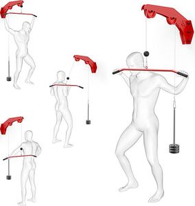 K-Sport Wyciąg ścienny KSSL019 czerwony 2