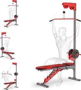 K-Sport Wyciąg treningowy do ławki KSSL016 szary 2