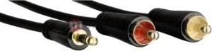 Kabel Hama Jack 3.5mm - RCA (Cinch) x2 1.5m czarny (991222980000) 3