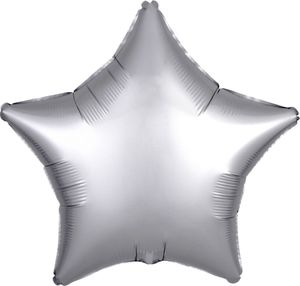 AMSCAN Balon foliowy gwiazda srebrna - 43 cm - 1 szt. uniwersalny 1