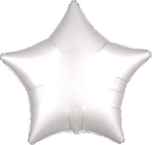 AMSCAN Balon foliowy gwiazda biała - 43 cm - 1 szt. uniwersalny 1