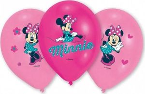 AMSCAN Balony urodzinowe Myszka Minnie - 27 cm - 6 szt uniwersalny 1