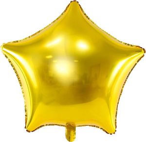 Party Deco Balon foliowy gwiazda złota - 48 cm - 1 szt. uniwersalny 1