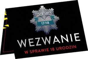 Congee.pl Zaproszenia z kopertą na 18-tke Wezwanie - 6 szt. uniwersalny 1