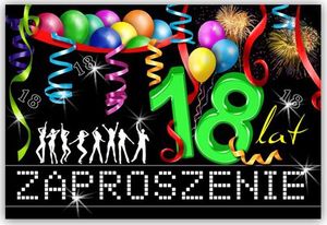 DP Craft Zaproszenie z kopertą na 18-tke - 1 szt. uniwersalny 2