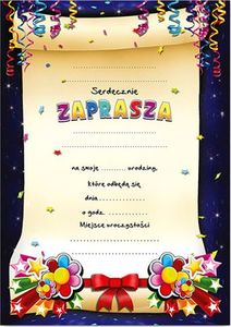 DP Craft Zaproszenie urodzinowe - 1 szt. uniwersalny 3