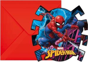 Procos2 Zaproszenia urodzinowe Spiderman Team Up - 6 szt. uniwersalny 1