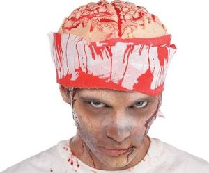 AMSCAN Czapka Mózg z bandażem na Halloween - 1 szt. uniwersalny 1