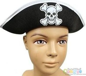 GoDan Czapka pirata z białym obszyciem - 1 szt. uniwersalny 2