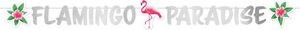 AMSCAN Hawajski baner Flamingo Paradise - 135 cm - 1 szt. uniwersalny 1