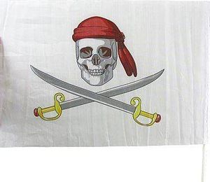 GoDan Flaga pirata kolorowa - 1 szt. uniwersalny 1