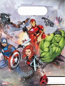 PROCOS Prezentowe torebki urodzinowe Mighty Avengers - 6 szt. uniwersalny 1