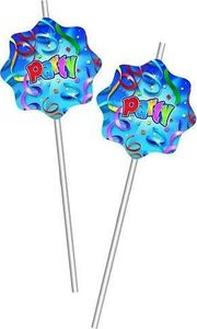 PROCOS słomki urodzinowe Party 6 sztuk uniwersalne (21471) 1