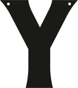 PartyShow Baner Personalizowany łączony - litera Y uniwersalny 1