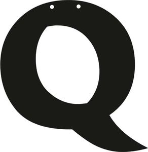 PartyShow Baner Personalizowany łączony - litera Q uniwersalny 1