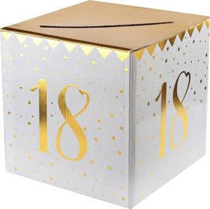 Santex Pudełko na koperty z życzeniami, prezentami na 18-tkę - 1 szt. uniwersalny 1