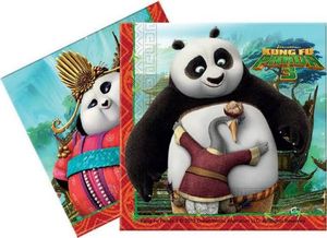 PROCOS Serwetki urodzinowe Kung Fu Panda - 33 cm - 20 szt. uniwersalny 1