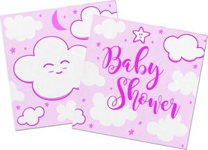 Folat Serwetki na Baby Shower dla dziewczynki - 25 cm - 20 szt. uniwersalny 1