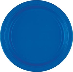 AMSCAN Talerzyki niebieskie 18 cm 8 sztuk uniwersalne (34723) 1