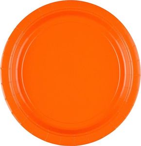 AMSCAN Talerzyki pomarańczowe 18 cm 8 sztuk uniwersalne (34654) 1