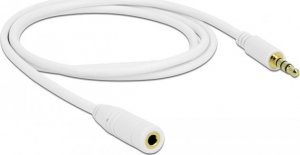 Kabel Delock Jack 3.5mm - Jack 3.5mm 1m biały (84480) 2